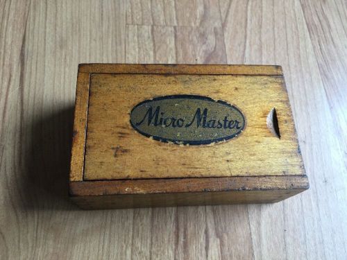 Micro Master Vintage Dial Test Indicator Needs Work.