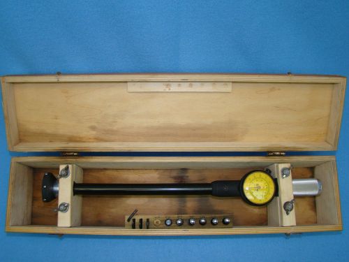 Standard Dial Bore Gage No. 5 Range 3.69-6.12&#034; Resolution .0001&#034;/.002mm