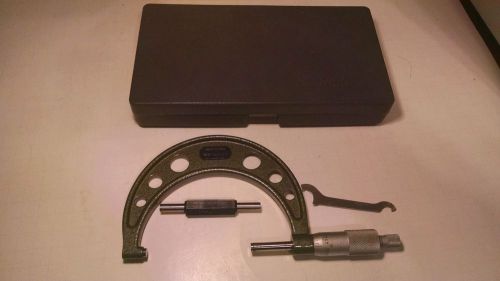 MITUTOYO OUTSIDE MICROMETER 103-218 IN CASE