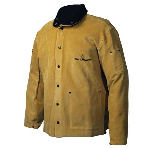 Caiman Model 3030 Gold Boarhide 30&#034; Premium Welding Coat Medium