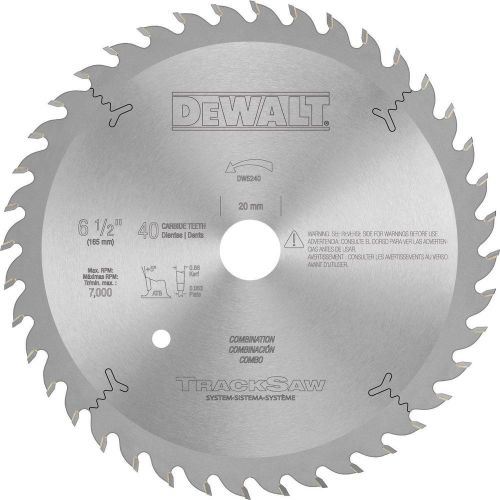 Heavy Duty Precision Ground Woodworking Blade For Tracksaw System Dw5240