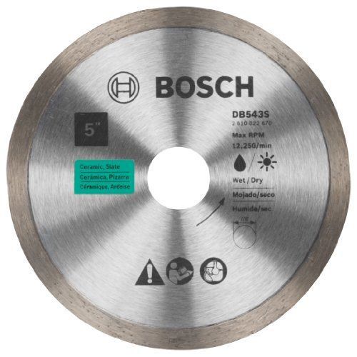 Bosch DB543S 5-Inch Continuous Rim Diamond Blade