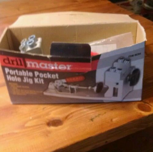Pocket hole jig kit drill master portable