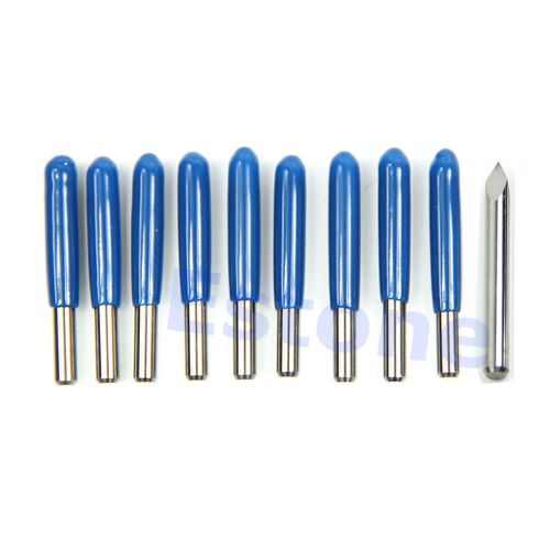45 degree carbide steel pyramid engraving bits cnc router tool 0.1mm new 10pcs for sale
