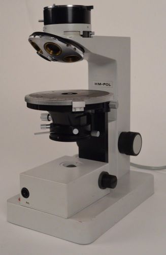 Leitz HM-POL Polarizing Monocular Microscope (Missing Eyepiece &amp; Monocular Tube)