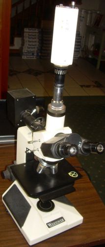 Westover MM-2305 Microscope w/ Light Source and Video Camera