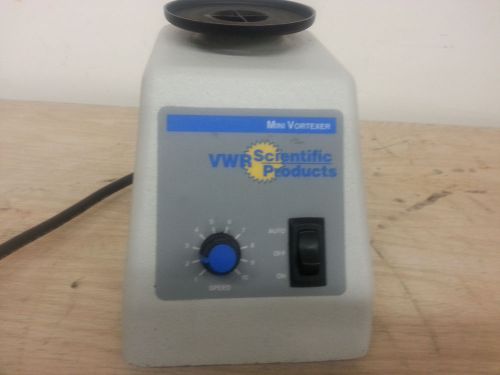 VWR Scientific standard MINI Vortexer mixer 58816-120 TESTED POWER ON