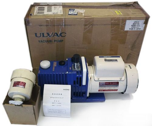 Sinku ulvac kiko g100d-c vacuum pump dual stage/ oil mist trap omt-100a/warranty for sale