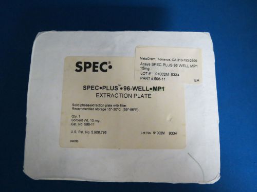 Spec 96-well Extraction Plate MP1 15mg Solid Phase Extraction SPE 596-11