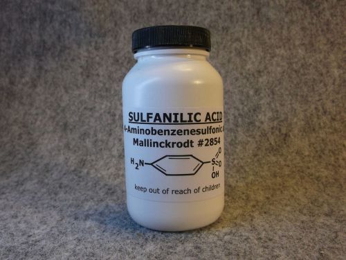 Sulfanilic acid 4 ounces mallinckrodt #2854 4-aminobenzenesulfonic acid for sale