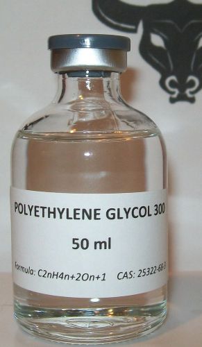 Polyethylene glycol 300  50ml vial       peg 300 for sale