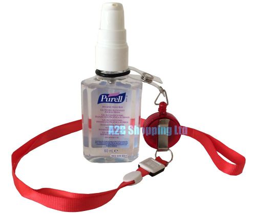 1 x bottle purell hand sanitiser rub gel 60ml travel handbag pocket size nhs for sale