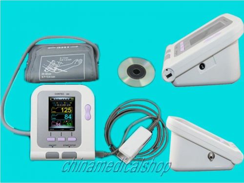 Digital blood pressure monitor+free sw+spo2 probe,colorful,high resolution sale for sale