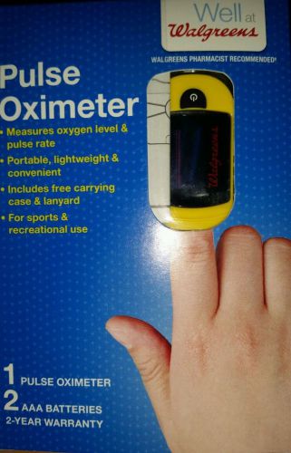 walgreens pulse fingertip oximeter rate