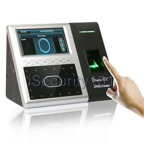 Zkteco iface302 face recognition fingerprint clock attendance touch screen for sale