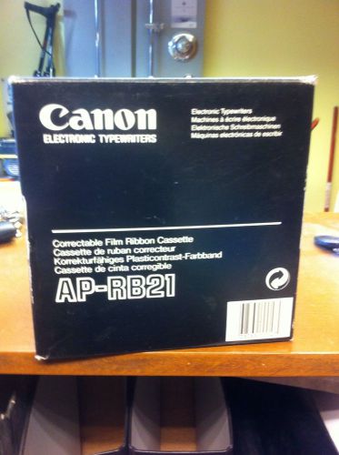 Box Of 6 Cannon Electric Typewriter Ribbon AP-RB21 Correctable Film Cassette