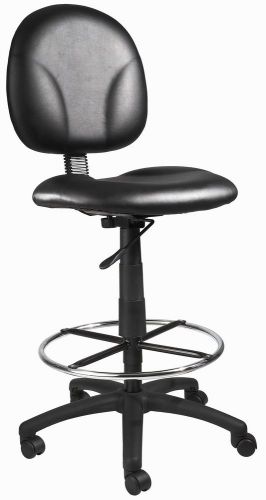 Drafting Stool with Footring Office Drawing Table Chair Crafting Hobby Black New