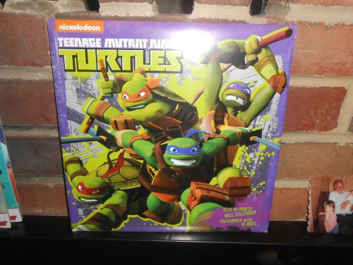 TEENAGE MUTANT NINJA TURTLES  2015 10x10 Kids Wall 12 MO. Calendar NEW -SEALED !