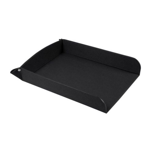 LUCRIN - Paper holder A4 - Granulated Cow Leather - Black