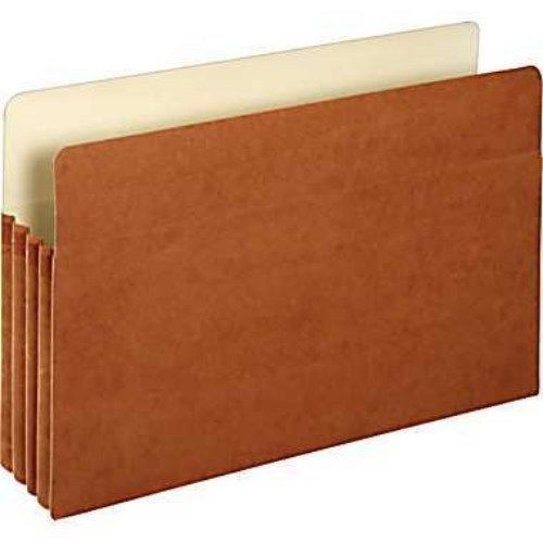 Expanding File Pockets, Legal, 3 1/2&#034; Expansion, 25/Pack