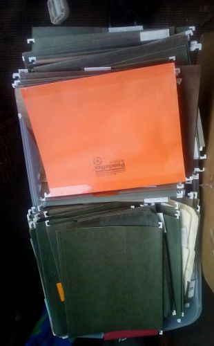 Lot 25 Oxford, Pendaflex &amp; Assorted Brands Letter Size Hanging File Folders Used