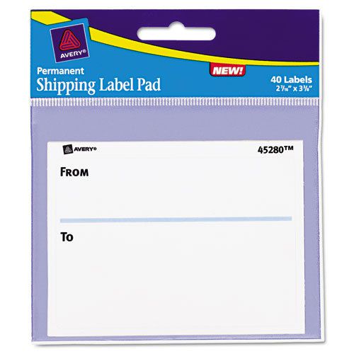 Label pads, 3 x 4, white, 40/pack for sale