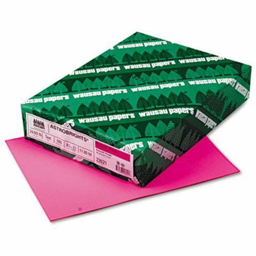 Wausau Paper Astrobrights Colored Paper, Pulsar Pink, 500 Sheets/Ream (WAU21031)