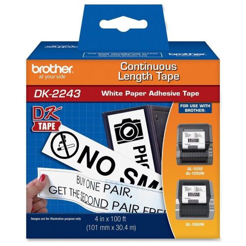 Brother P-Touch DK-2243 White Continuous Paper Roll