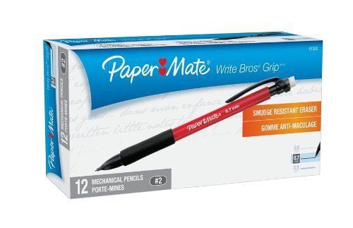 Paper mate write bros grip mechanical pencil - 0.7 mm lead size - (pap61382) for sale