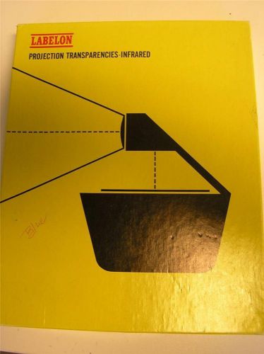 Labelon Projection Transparencies Infrared BLUE for Thermal copy machines 100 pc