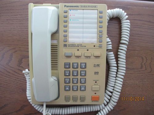 Panasonic KX-T KX-T3135 2-line Speaker Phone  28# Speed Dial W/ Owners Manual
