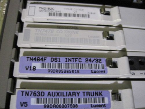 Lot of 8 AT&amp;T Lucent Avaya Definity Interface Cards TN793, TN2224B, TN763D