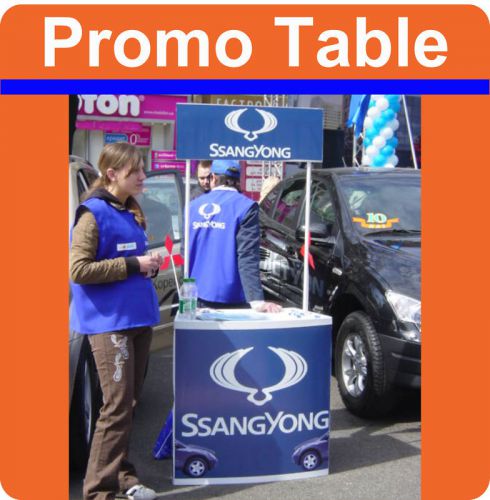 NEW Pop Up Booth Promotional Counter Table + GRAPHICS
