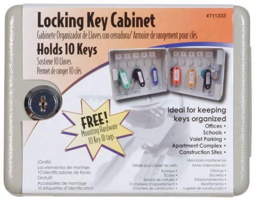 The Hillman Group 711333 Locking Key Cabinet with a Ten Key Capacity Brand New!