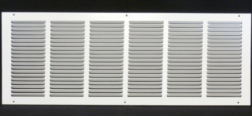 30&#034; x 10&#034; return grille - easy air flow - flat stamped face new for sale
