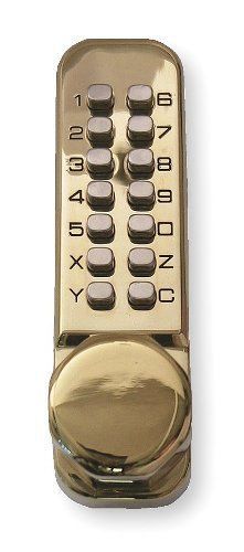 KABA SIMPLEX LD452-35-03-41 LD450 Access Control Lock Bright Brass 2 3/4 Backset
