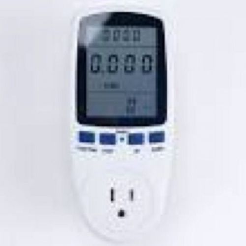 Weanas plug power meter energy watt voltage amps meter electricity usage monitor for sale