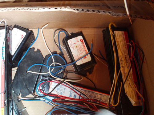 FP Misc. box of electrical lighting gear