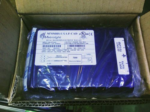 Metrolight dimmable electronic 70w mh hps ballast m70mhs-ux-lf-cad ul listed for sale