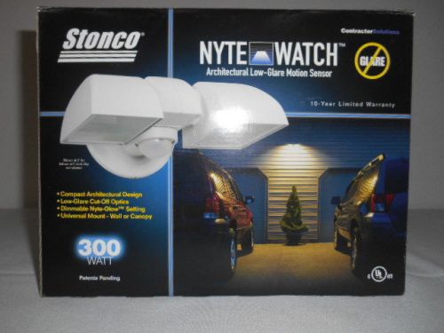 Stonco Nyte Watch Low-Glare Motion Sensor - 300W - White