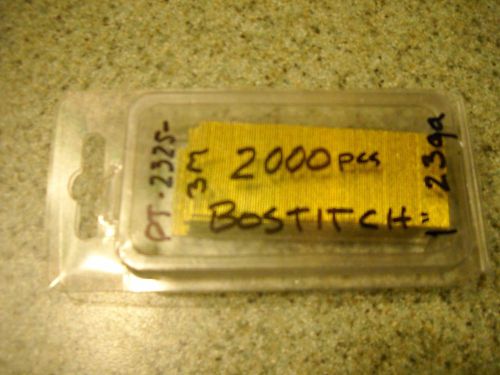 Bostitch PT-2325 2,000 1&#034; 23GA Headless Pin Nails New (FREE SHIPPING)