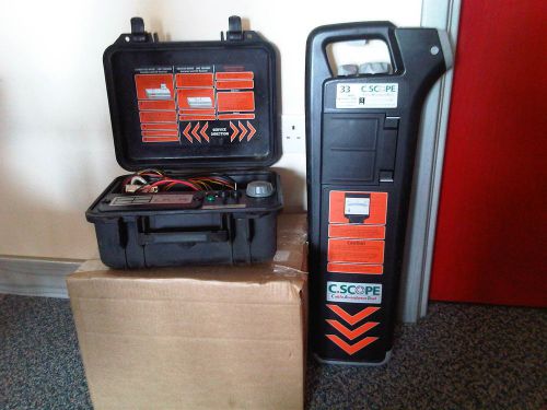 C scope cat33 and genny cable avoidance locator calibrated 1 year + warranty for sale