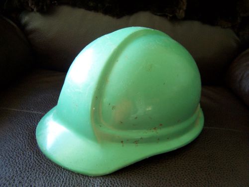 Vintage Green A LINE Hard Hat Safety Helmet OLD American Optical Corp Class A