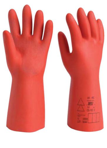 Rubber insulating gloves (500 v) for sale