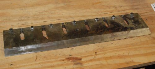 Paper cutter blade 21 1/4&#034; not sharpened cutting trimmer shear knife