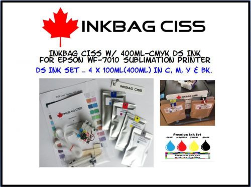 REFILLABLE IBAG CISS(400ML DS INK &amp; ARC) FOR EPSON WF-7010 SUBLIMATION PRINTER