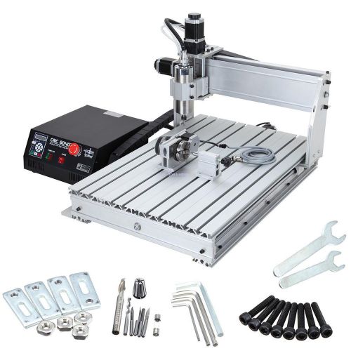 4 Axis 6040 MACH3 CNC Router 3D Engraver/Engraving Drilling Milling Machine