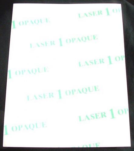 25p 11x17&#034; Laser 1 Opaque Transfer Paper for dark color fabrics, heat press, ONE