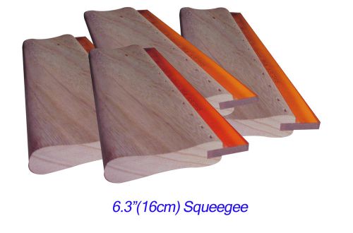 4 pcs 6.3 inch (16cm) Oiliness Squeegee - 75 durometer Low Cost Brand New