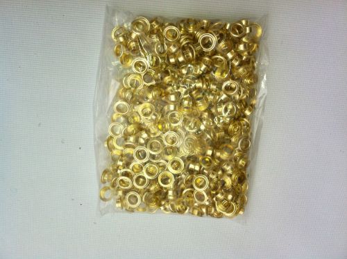 1000  Grommets Brass  Metal # 4 1/2 Eyelet  with washers for  Hand Press